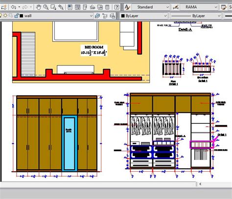 Wardrobe Design Cad Files Dwg Files Plans And Details