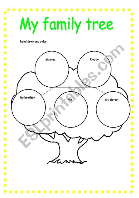 It can be used for students with large families. My family tree - ESL worksheet by teregugras@yahoo.es