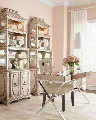 30 Fab Mirrored Desks To Glam Up Your Home Office Feminine Home