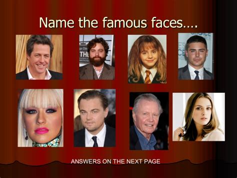 The many, many celebrities whose names make you say …who? rita ora. Famous Faces Quiz