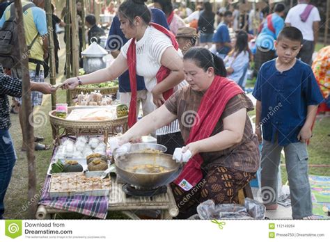 Thailand Isan Phimai Thai Streetfood Market Editorial Stock Image Image Of Festival Food