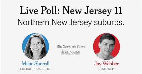 midterm election poll new jersey s 11th district webber vs sherrill the new york times