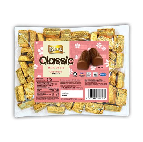 1yrsryverra chocolate & confectionery sdn. Milk Choco (Pouch) - Bino Confectionery Sdn. Bhd.