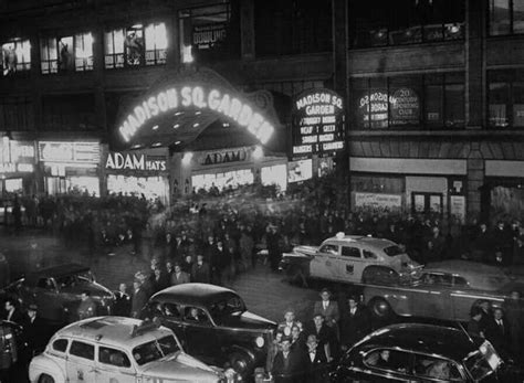 Madison Square Garden 1947 Msg Was At 8th Ave Btwn 4950th Street Back