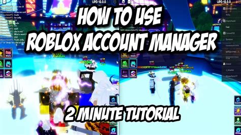 Roblox Account Manager Quick Tutorial Play On Multiple Roblox Accounts