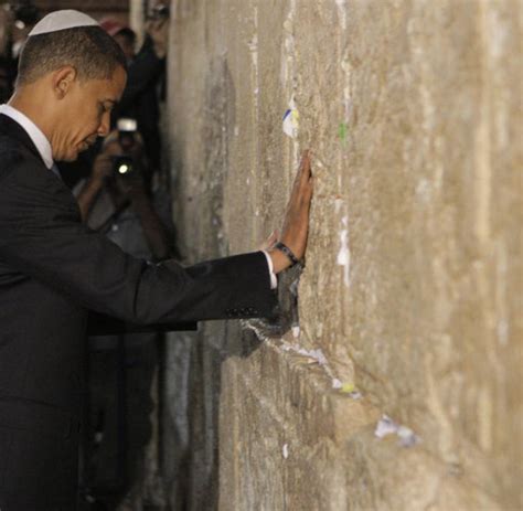 Klagemauer Barack Obamas Gebet Enthüllt Rabbi Entsetzt Welt