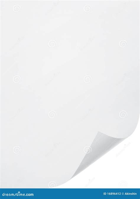 Blank Paper Sheet Stock Photo Image Of Canvas Piece 16896412