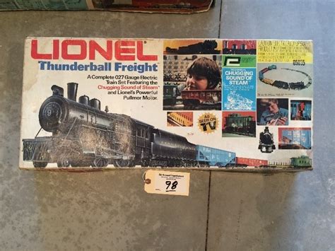 Vintage Lionel Thunderball Freight Train Set Personal Asset Home