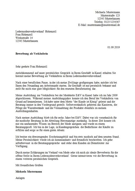 In dieser bewerbungsvorlage geht es um eine bewerbung als verkäuferin in teilzeit. Bewerbung Als Verkaufer