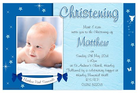 christening invitation template printable