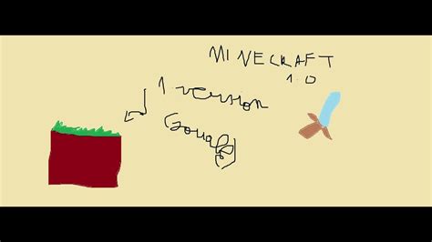 Je Teste La Premiere Version De Minecraft Version Sans Montage