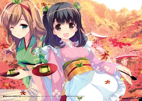 Anime Kimono Original Characters Anime Girls Fall