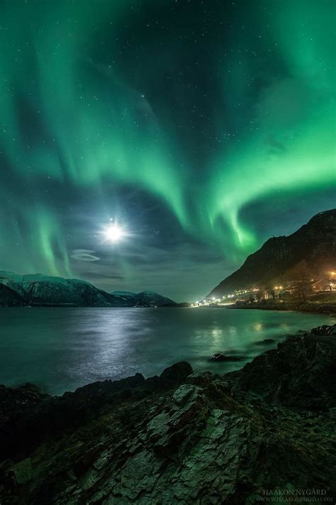 Northern Lights Sunndal Norway Aurora Borealis Pinterest