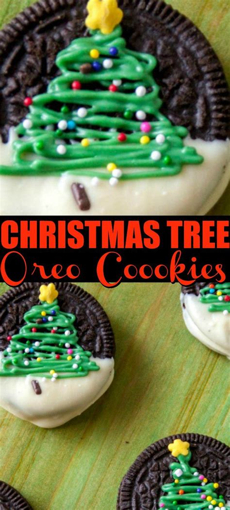 Dipped Christmas Tree Oreo Cookies Christmas Tree Chocolates Oreo