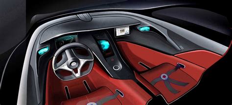 Adriano mudri, director of design at croatian electric car company rimac automobili, sheds light on its upcoming c_two hypercar. Rimac Concept One interior design sketch - Car Body Design
