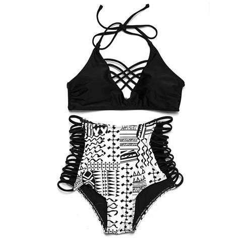 Buy Togz Black And White Bikini Set For Women Online At Desertcartuae