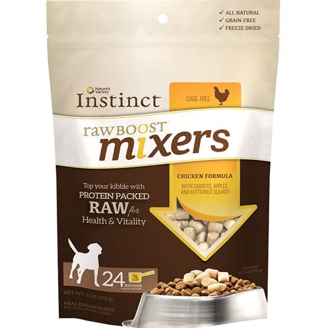 Instinct Freeze Dried Raw Boost Mixers Grain Free Cage Free Chicken