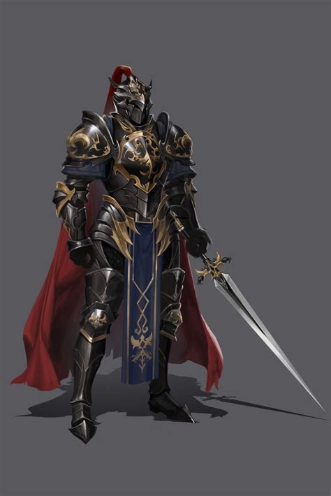 Concept Knight In Black Armor Ricardo Herrera Artofit