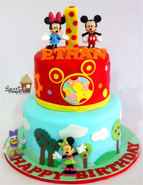 Mickey mouse birthday cake is our latest addition to the already existing great bank of gifts. Sweet Temptations Homemade Cakes & Pastry: Mickey Mouse Clubhouse Cake