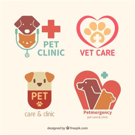 Flat Pet Clinic Logos | Pet clinic, Pet care logo, Clinic logo