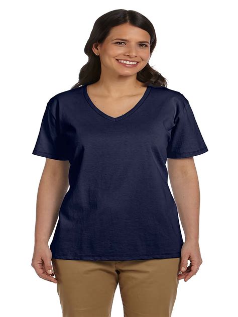 hanes-hanes-relaxed-fit-women-s-comfortsoft-v-neck-t-shirt,-style