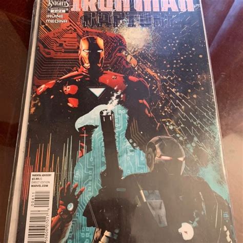 Marvel Knights Iron Man Rapture Comic Issues 1 And 4