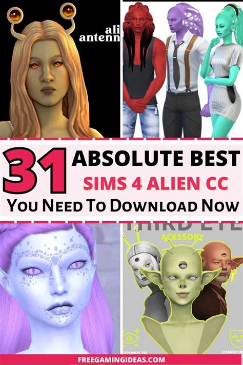 Sims 4 Alien Cc Sims New Best Sims Sims 4 Mm Cc Sims 4 Cc Packs