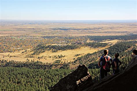 View From Boulder Flatirons Towards Golden Muora Flickr