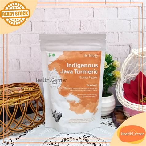 Jual Herbilogy Java Turmeric Temulawak Extract Powder Gr Shopee