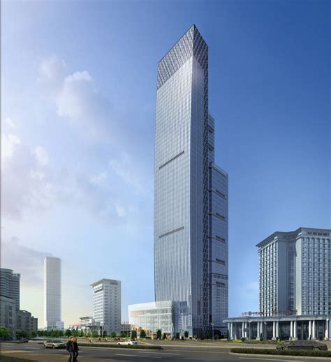 现代超高层商业办公楼3dmax 模型下载 光辉城市