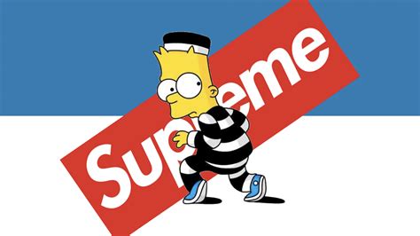 Download Cool Bart Simpson Supreme Wallpaper