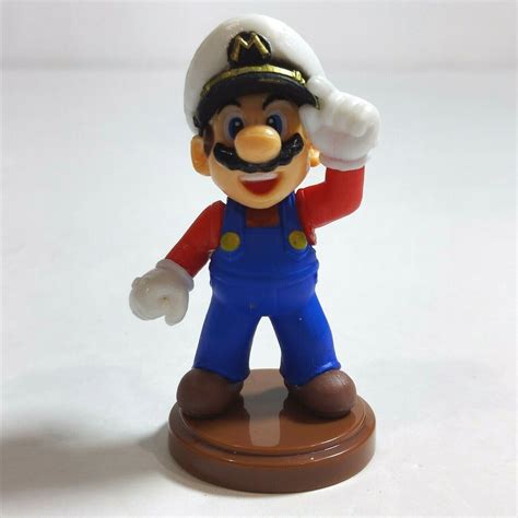 Super Mario Bros 2 Captain Hat Mario Choco Egg Mini Figure Gashapon
