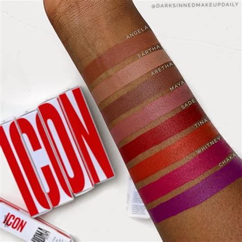 You've come to the right place. Swatches of Uoma Beauty Badass Icon Concentrated Matte ...