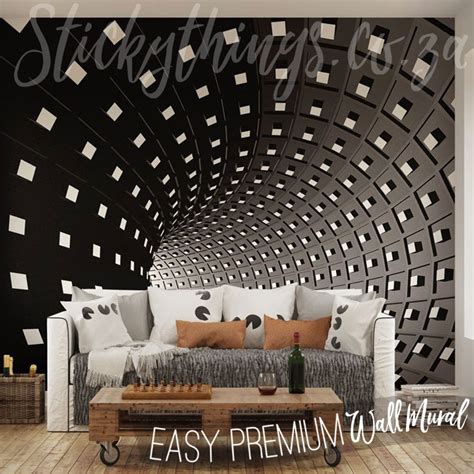 Xl Infinity 3d Illusion Wall Mural Infinity Tunnel 3d