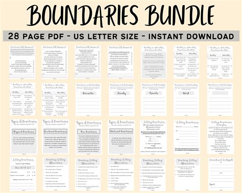 Healthy Vs Unhealthy Boundaries Therapy Worksheets Healthy Sexiezpicz Web Porn