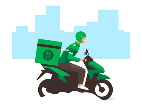 Motorcycle Animated Delivery  Lanarra