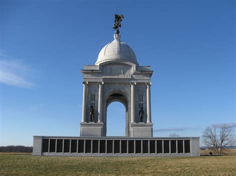 Pennsylvania State Monument The East Side Gettysburg Daily