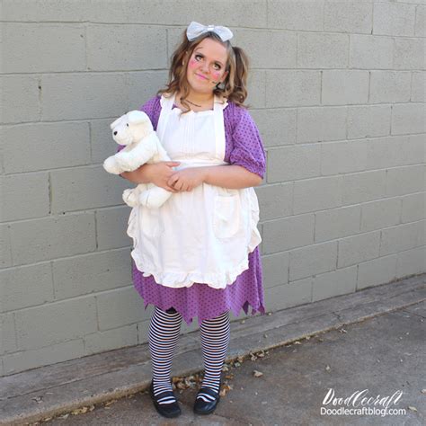 What you need to do: Creepy Porcelain Baby Doll Costume DIY