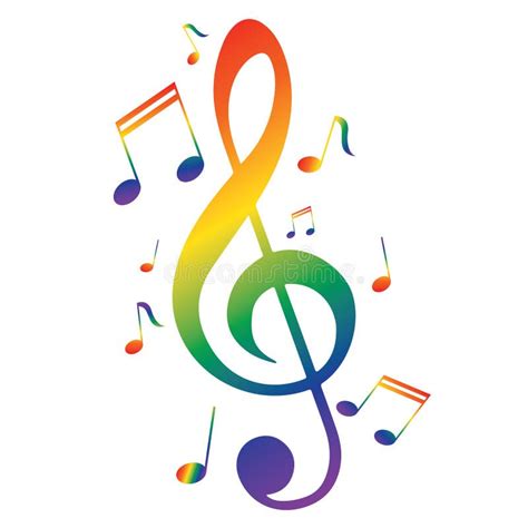 Colorful Musical Notes Stock Vector Illustration Of Music 91331175