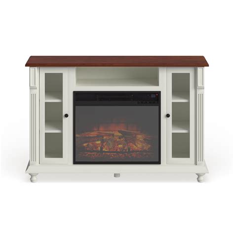 white electric fireplace tv stand - Interior Design Singapore Home