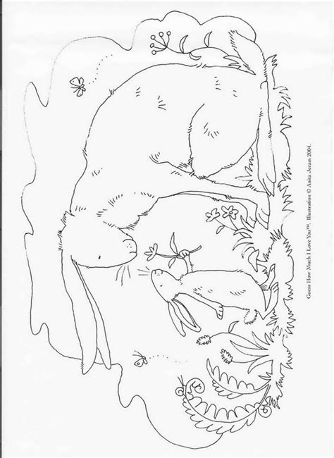 Kids-n-fun.com | Coloring page Guess how much I love you Guess how much