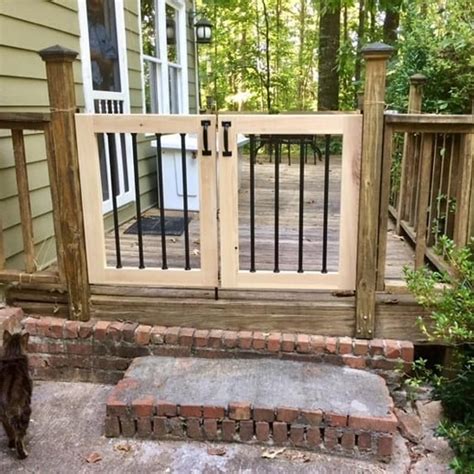 We leave our dog in the kitchen while we are at work. Double Baby Gate and Dog Gate for Decks Patios Gardens and ...