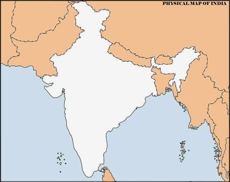 Blank Political Map Of India Printable Printable Maps Images