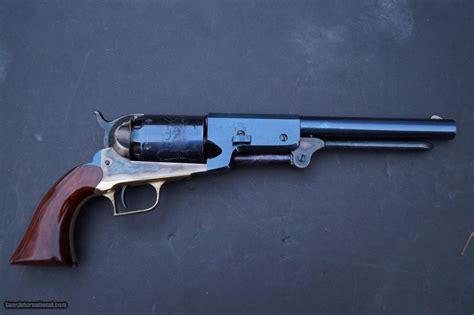 colt 1847 walker revolver by uberti w charcoal blue