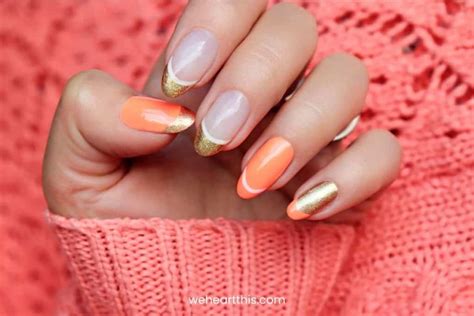 40 Peach Nail Designs That Are Cheerful And Chic