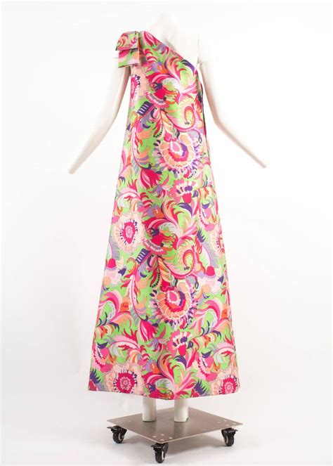 Christian Dior 1960s Asymmetric Silk Evening A Line Dress At 1stdibs