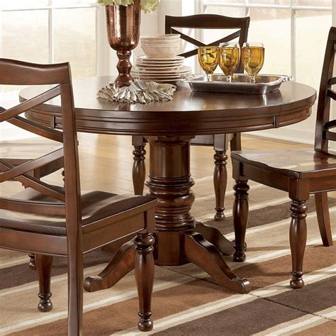Ashley Furniture Round Kitchen Table And Chairs ~ Plentywood 5 Piece Round Dining Table Set By