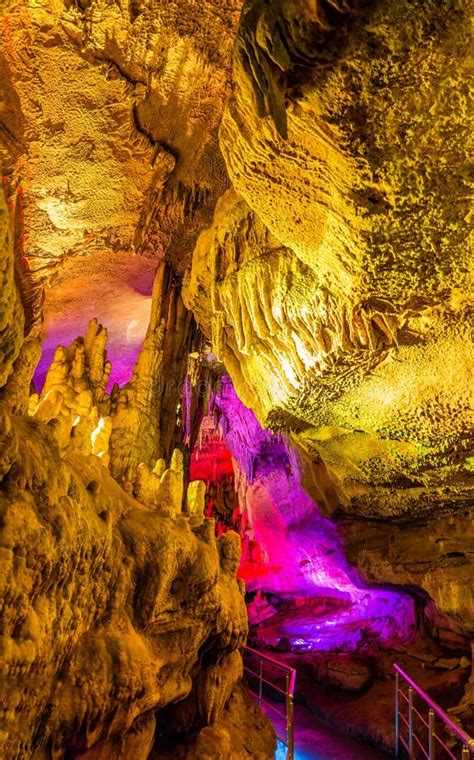 Sataplia Underground Cave Near Kutaisi In Georgia Stock Image Image