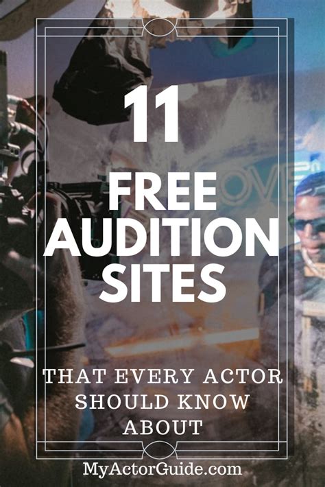 11 Free Casting Sites Every Actor Should Know About My Actor Guide In