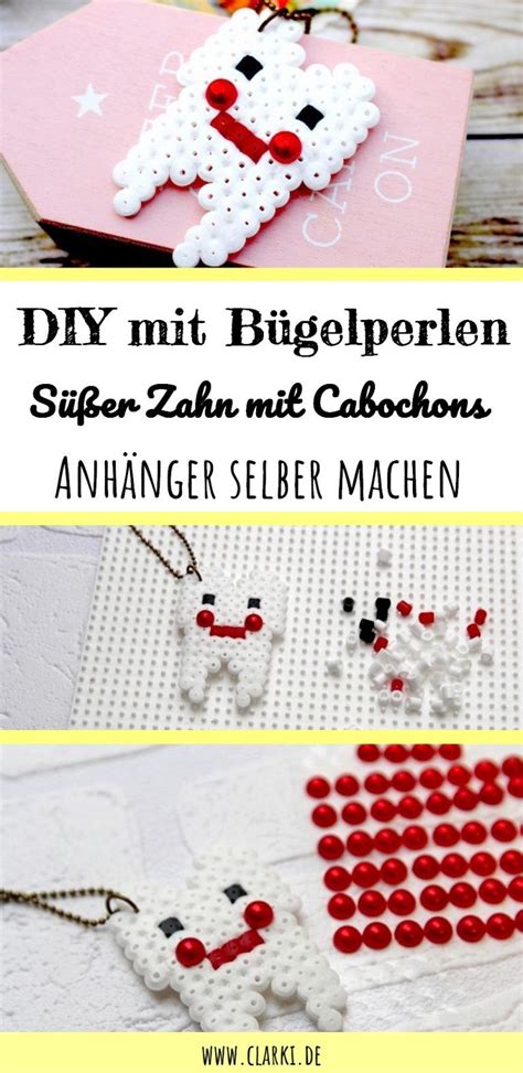 Alles, was ihr braucht ist ein kleiner schubs in die richtige richtung. Bügelperlen DIY: Putziger Zahn Anhänger einfach selber ...